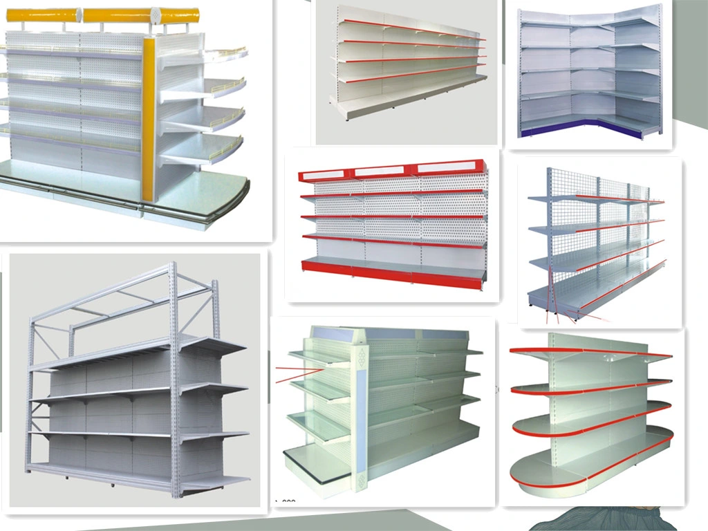 Equipment Rack Gondola Metal Display Grocery Store Shopping Used Supermarket Shelves